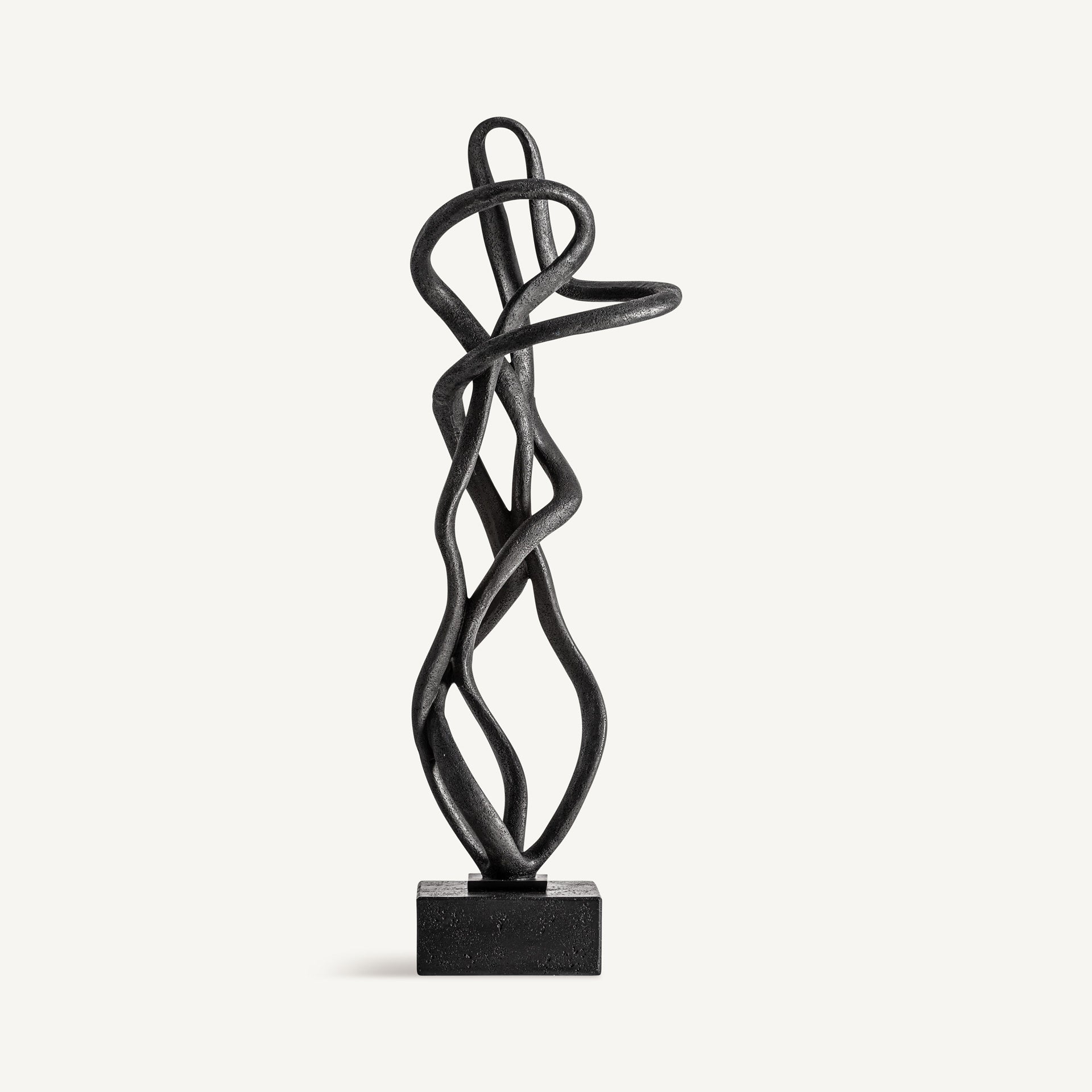 Black Resin Decorative Figure