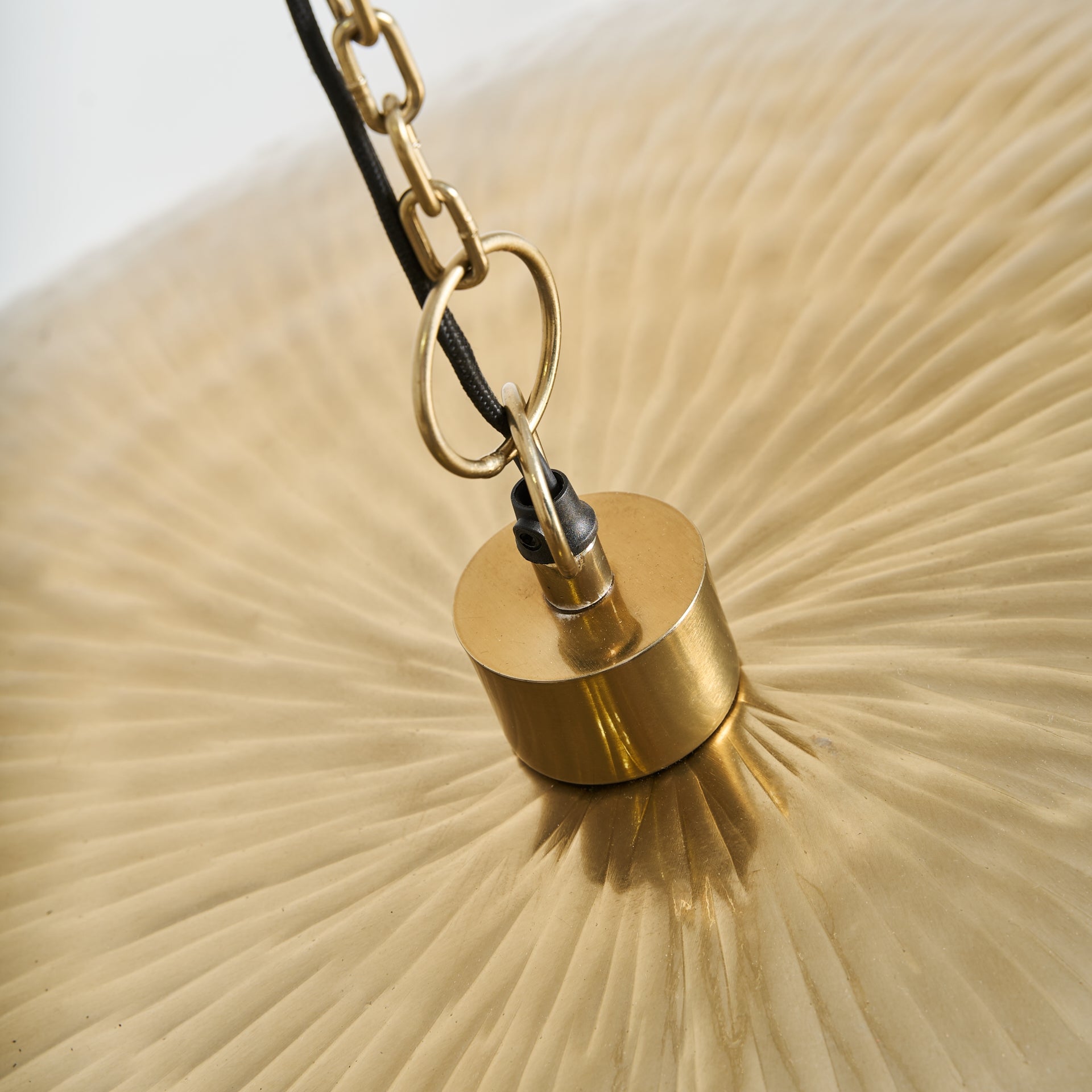 Nalha Art Deco Ceiling Lamp - Gold Iron Pendant Light 95cm