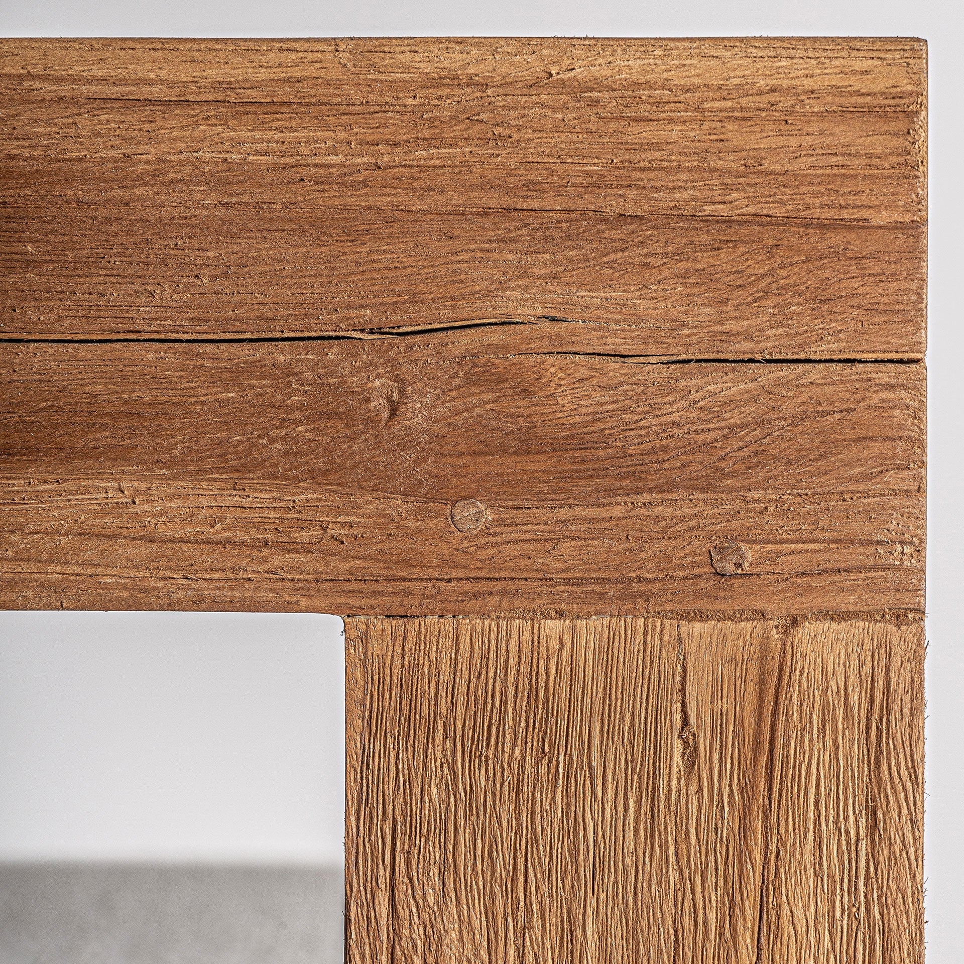 Testa Sofa - Recycled Teak & White Polypropylene Sofa 240cm