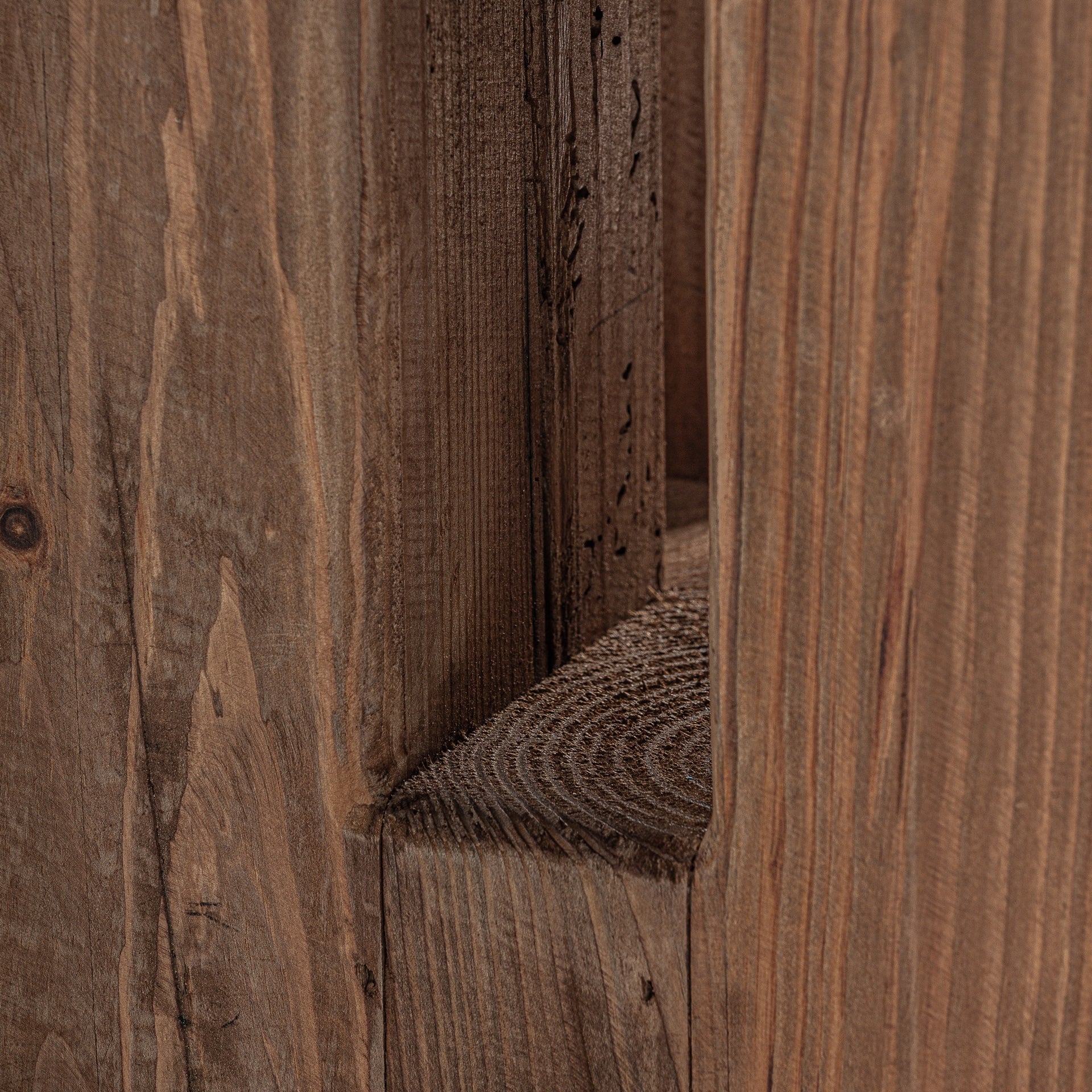 Celis Recycled Pine Wood Stool - Sustainable Ethnic Design