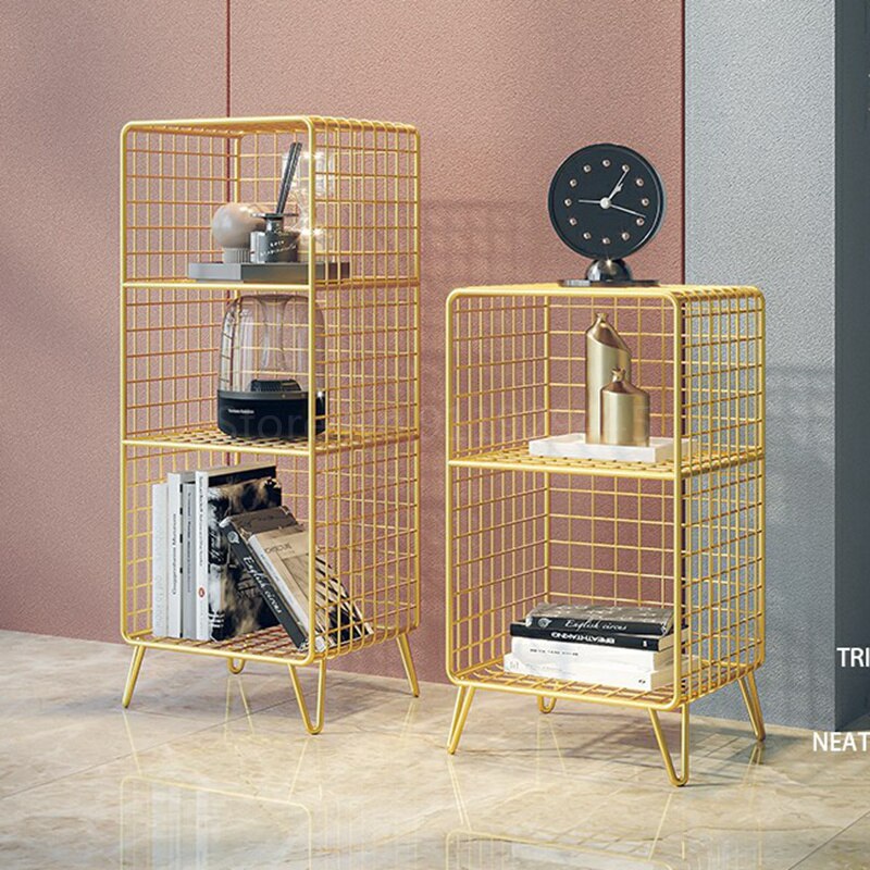Gold Bookshelve